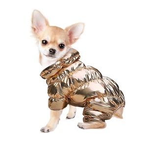 Chic Dog ~ Metallic Bubble Dog Jacket